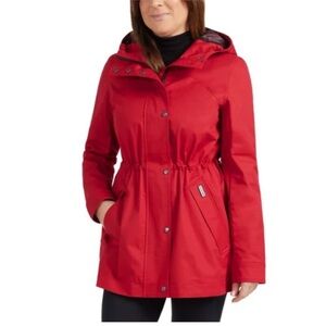 Hunter rain jacket in red